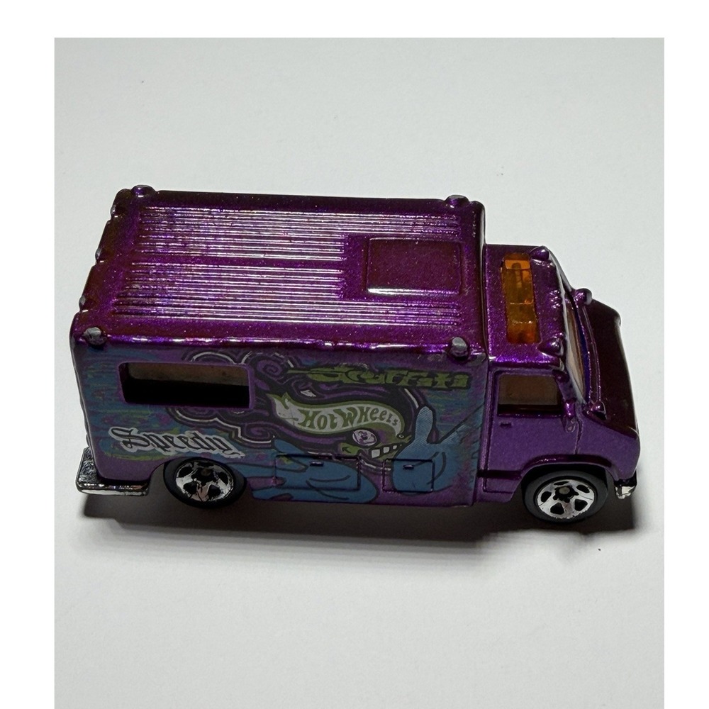 Hot Wheels Purple Diecast Van Collector's Edition 1988 Malaysia Rare Vintage Toy